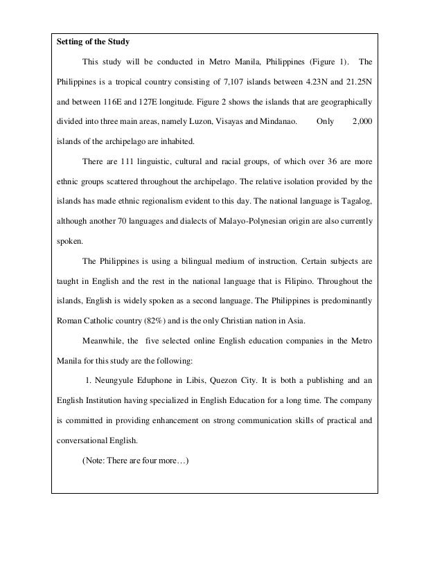 thesis assumptions of the study